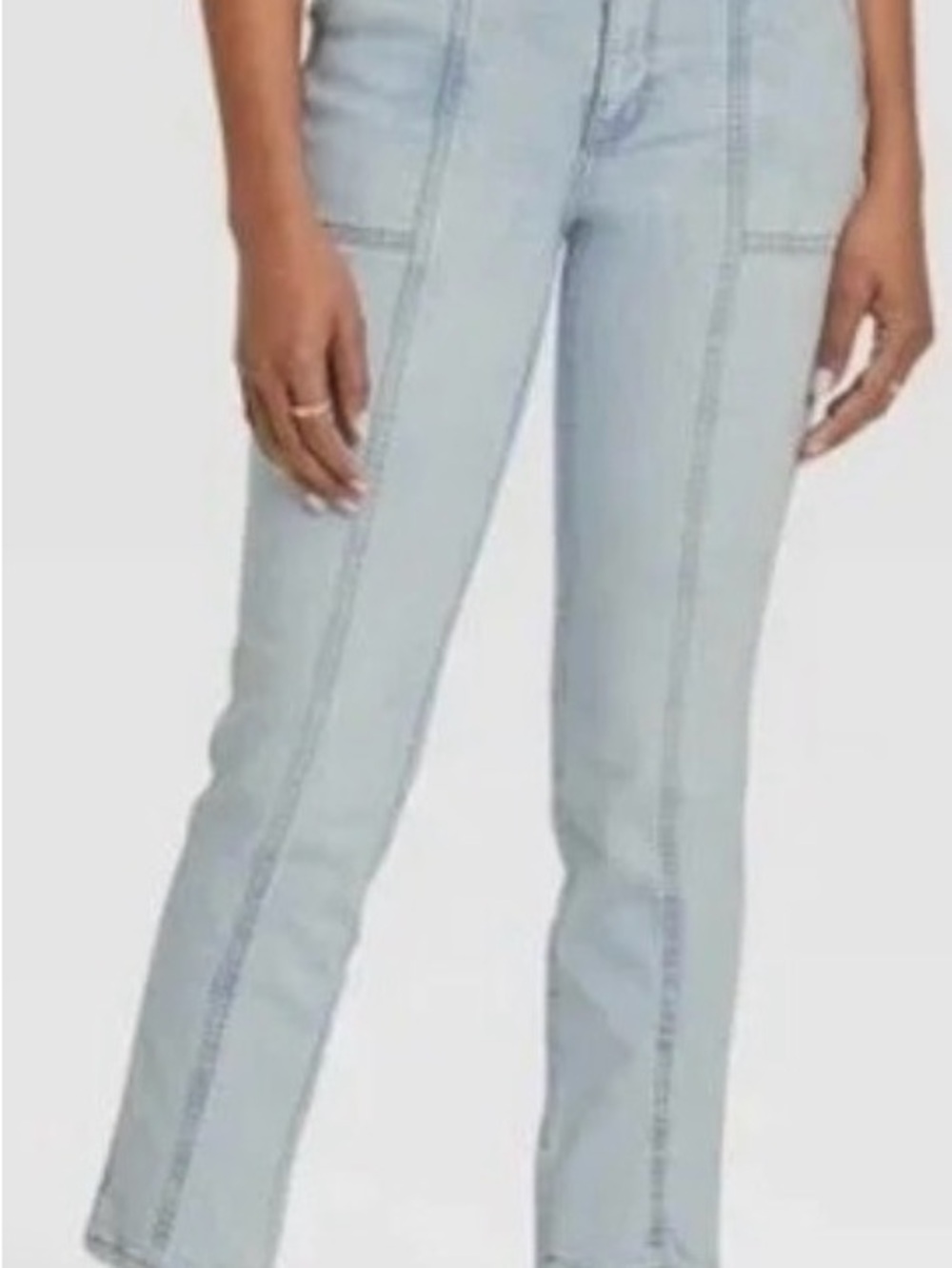 Universal Thread Light Blue Straight-Leg Jeans